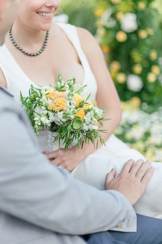 Yellow & Green Hawaiian Wedding Inspiration in Cascais Portugal
