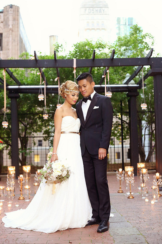Glamorous Rooftop Surprise Proposal with Rose Gold Ring