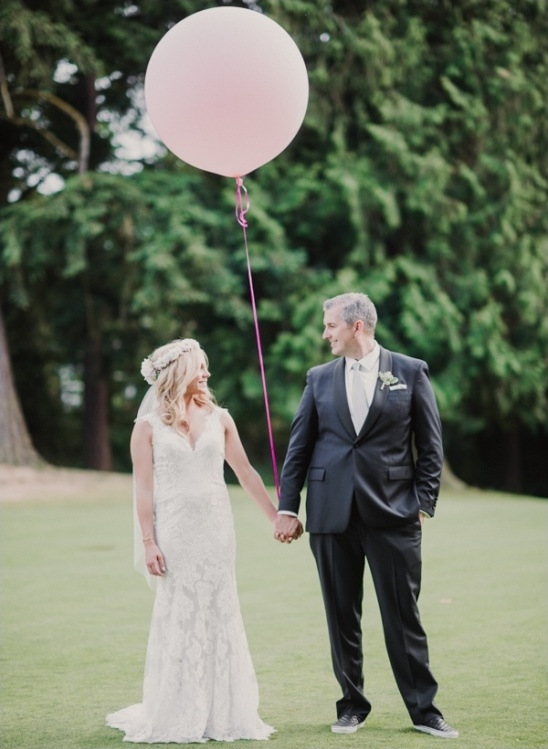 Romantic Pink and Gold Wedding at Glen Acres Golf Club Seattle