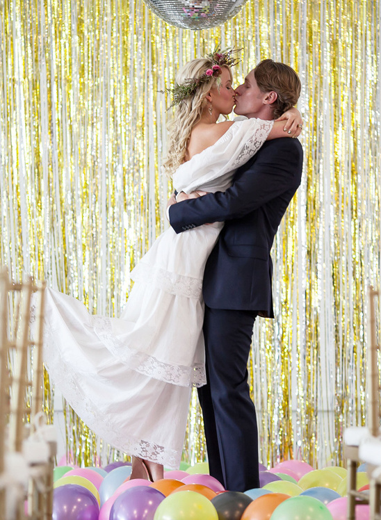 80s Inspired Wedding: Footloose Theme with VW Bug & DIY Escort Cards!