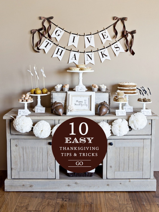 Thanksgiving Tips & Tricks + Free Printables for a Festive Dinner