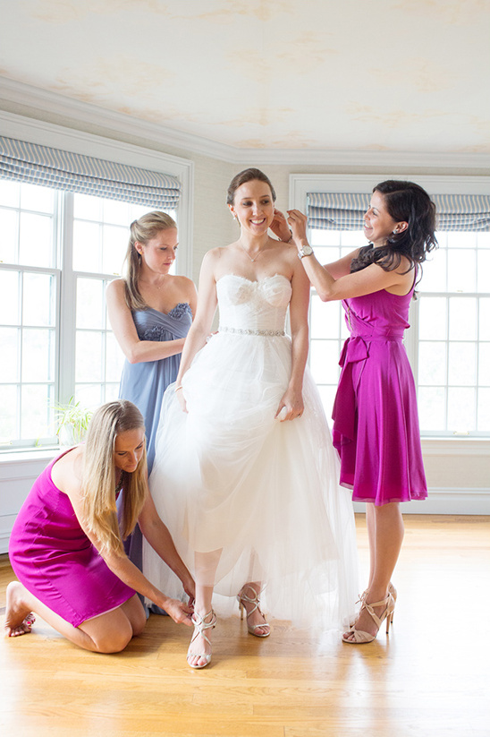 Hudson River Wedding at Crescent Reach: Elegant Backyard Celebration