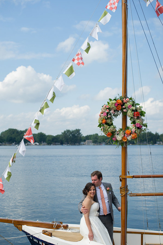 Indiana Garden Wedding: Cottage Charm, Lake Views & DIY Delights