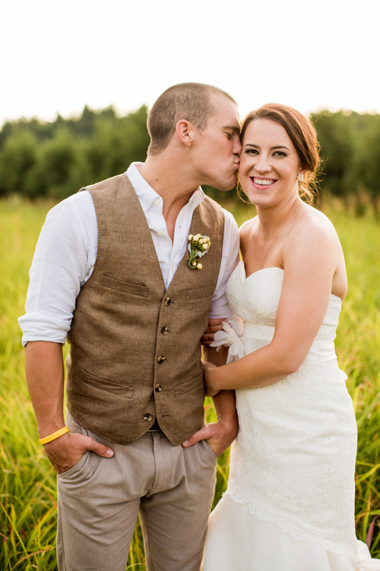 Amelia & David's Pink and Peach Barn Wedding: Budget & Guest Comfort
