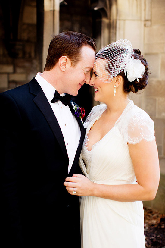 Purple and Gold Cathedral Wedding with Bride's Survival Tips