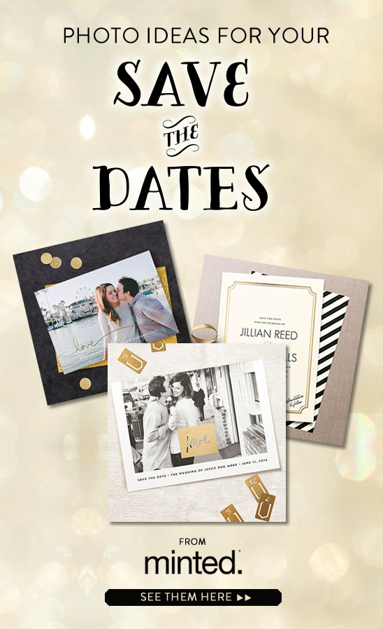 Minted Save the Dates: Modern Designs & Support Indie Designers