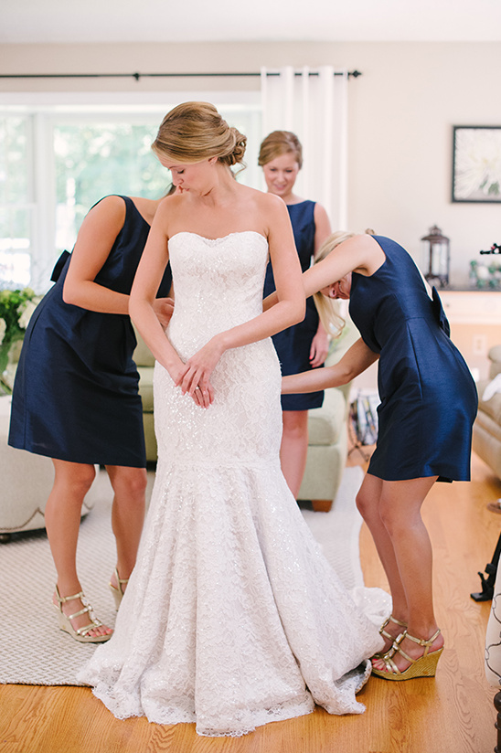 Colorful Preppy Southern Wedding with Monogram Details in Maryland