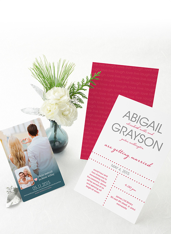 MagnetStreet: 25% Off Wedding Stationery Year-End Sale!