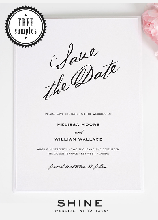 Shine Wedding Invitations: Chic Designs & Free Sample Offer!