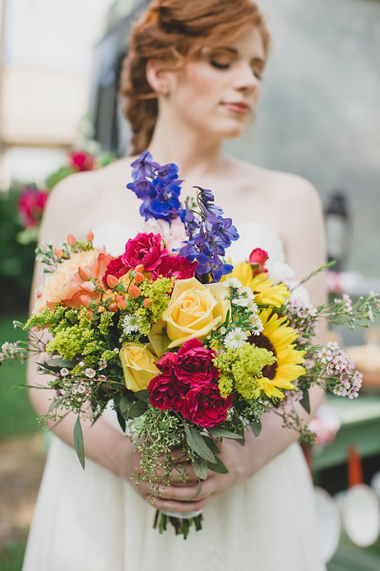 Texas Rodeo Rustic Wedding: Bold & Beautiful Backyard Inspiration