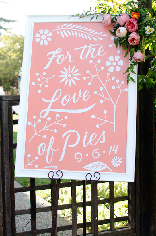 Sweet Tooth Peach Wedding: Pies Last Name Celebration