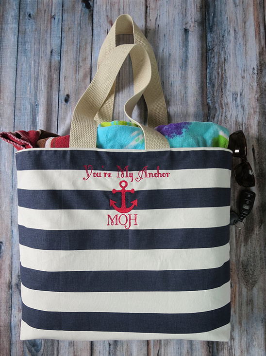Bridesmaid Tote Bags & Welcome Bags by Ooh Baby Designs