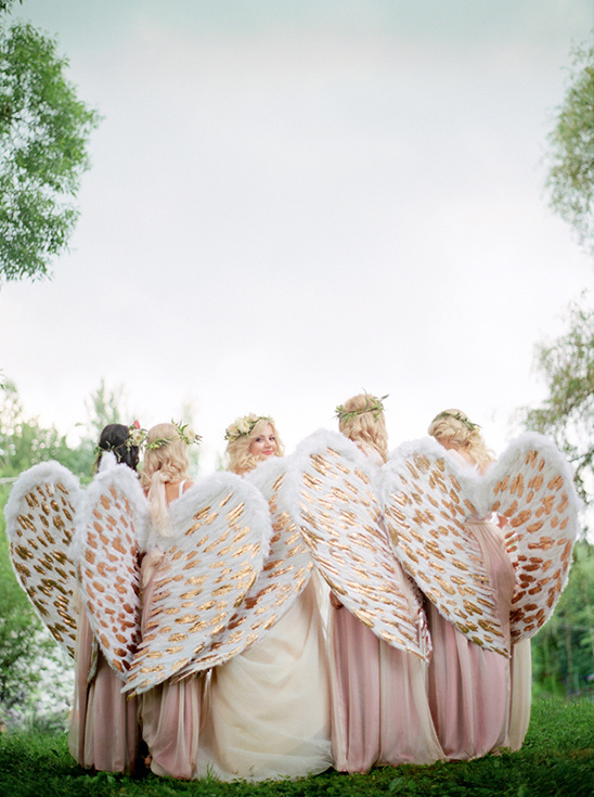 Heavenly Pink & Gold Wedding: Angelic Inspiration and Details