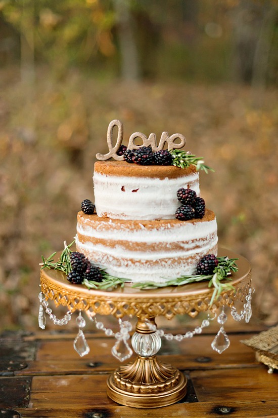Rustic Wedding Cake Photography by Andie Freeman