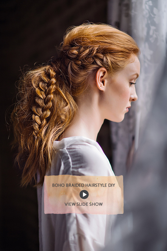 Boho Braided Hairstyle Tutorial: Easy DIY