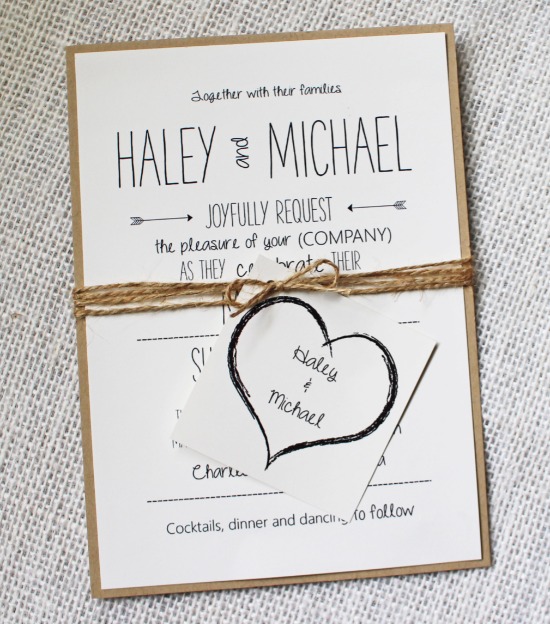 Elegant Rustic Wedding Stationery & Design