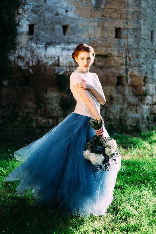 Romantic Italian Wedding: Blue, Peach & Green Inspiration