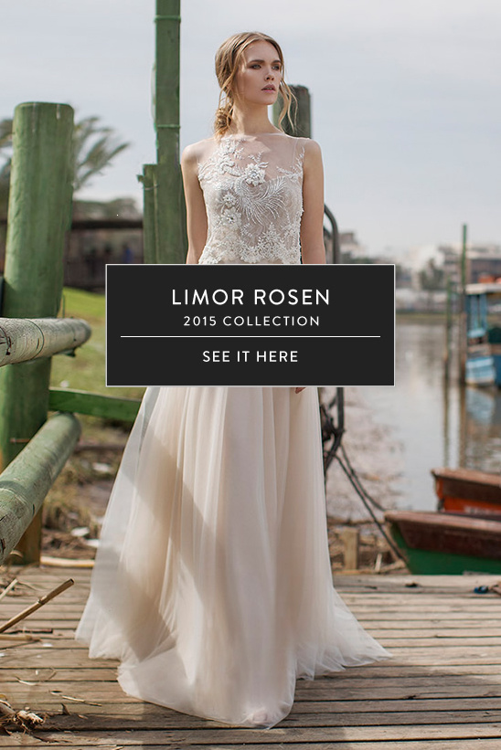 Limor Rosen 2015 Bridal Collection: Elegant & Minimalist Wedding Dresses