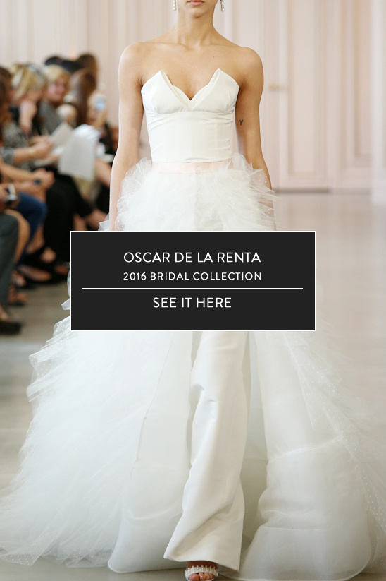 Oscar de la Renta Bridal Spring 2016 Collection: Elegant Wedding Gowns
