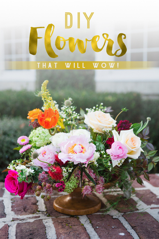DIY Floral Arrangements for a Wine Tasting Bridal Shower