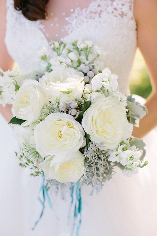 DIY Watercolor Wedding with Blue Ombre Details and Classic Elegance