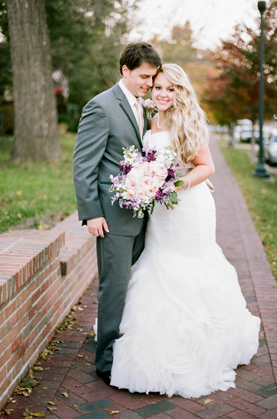 Enchanting Eggplant & Gold October Garden Wedding Inspiration