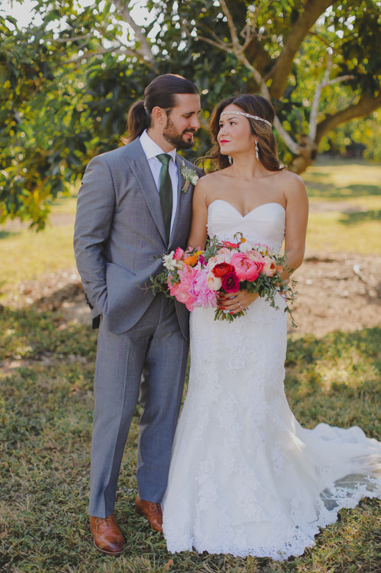 Spot Little Red Hearts at This Boho Shabby Chic Wedding