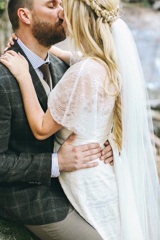 Romantic Wedding Kiss: Capturing Love by Kimberly Carlson Photography