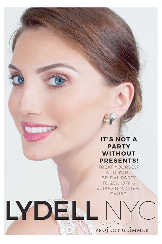 Lydell NYC: 25% Off Bridal Jewelry + Support Project Glimmer!