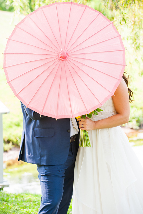 Concert-themed wedding with live music, dancing, and a Willy Wonka candy bar!