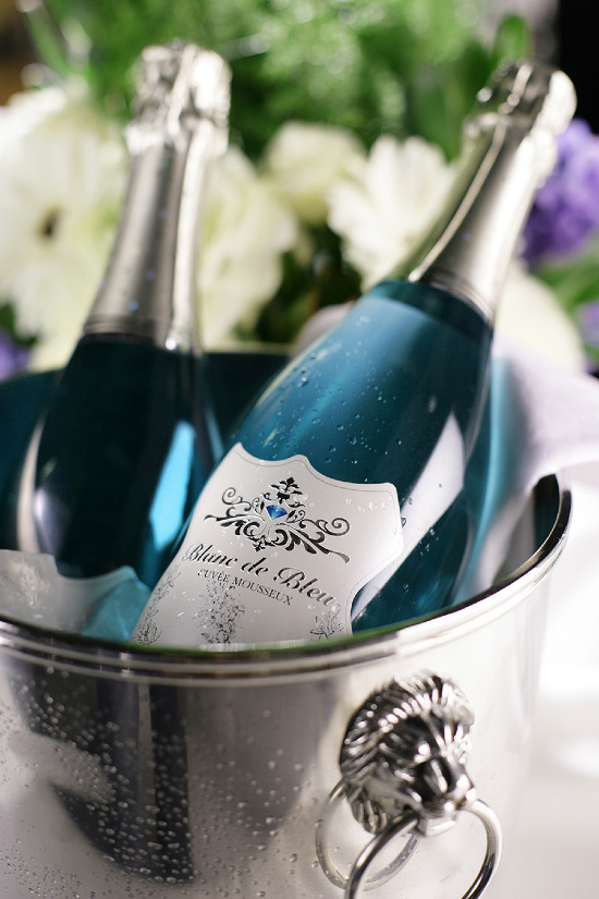 Blanc de Bleu Cuvee Mousseux: Blue Sparkling Wine for Magical Moments