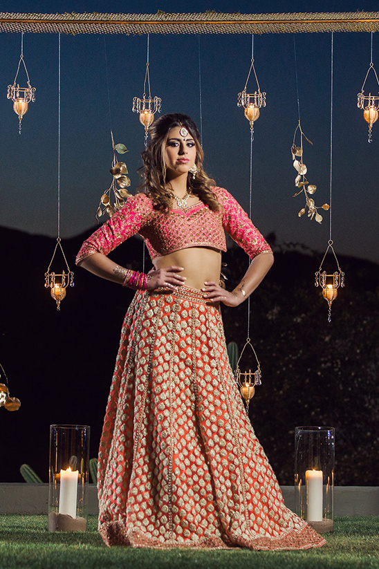 Vibrant Indian Wedding: Bold Colors, Geometric Details & Mountain Views
