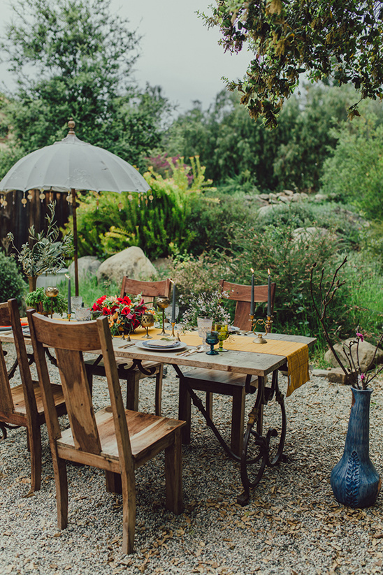 Vibrant Ojai Rehearsal Dinner: Rich Colors & Farm-to-Table Feast