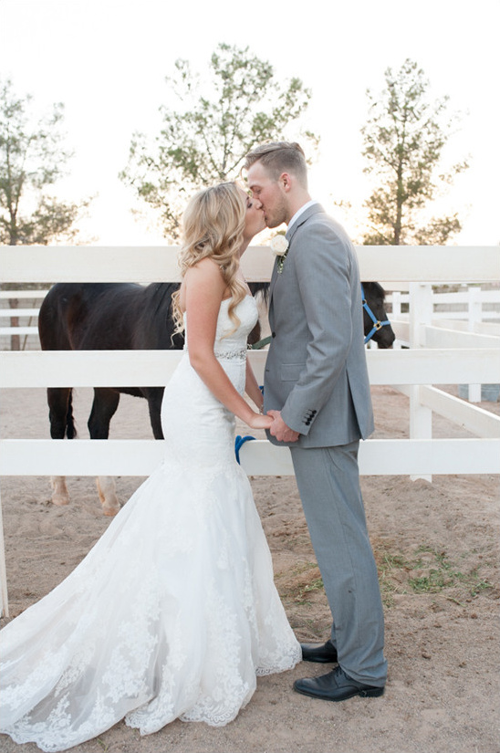Romantic Ranch Wedding in Nevada with Horses and DIY Details