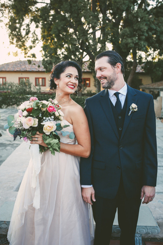 Rustic Glamour Wedding: Spanish Vibe & Marsala Romance in California