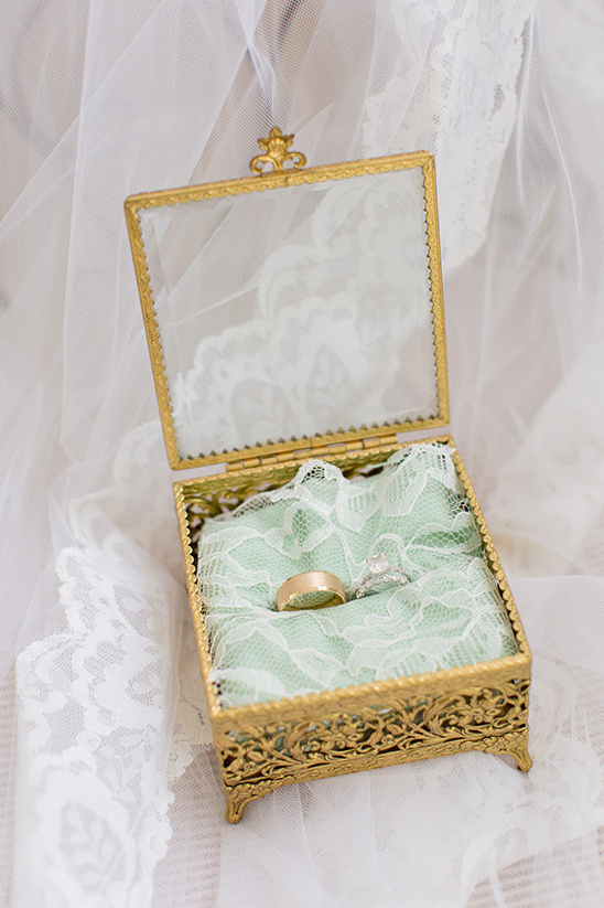 Mint & Gold Vintage Wedding: DIY Bouquet & Romantic Details