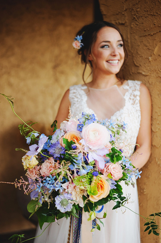Romantic Summer Wedding Inspiration: Soft Blues & Floral Beauty