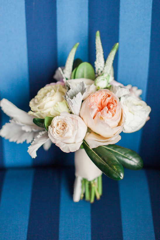 Romantic Seaport Wedding in Peach: A First Kiss Celebration