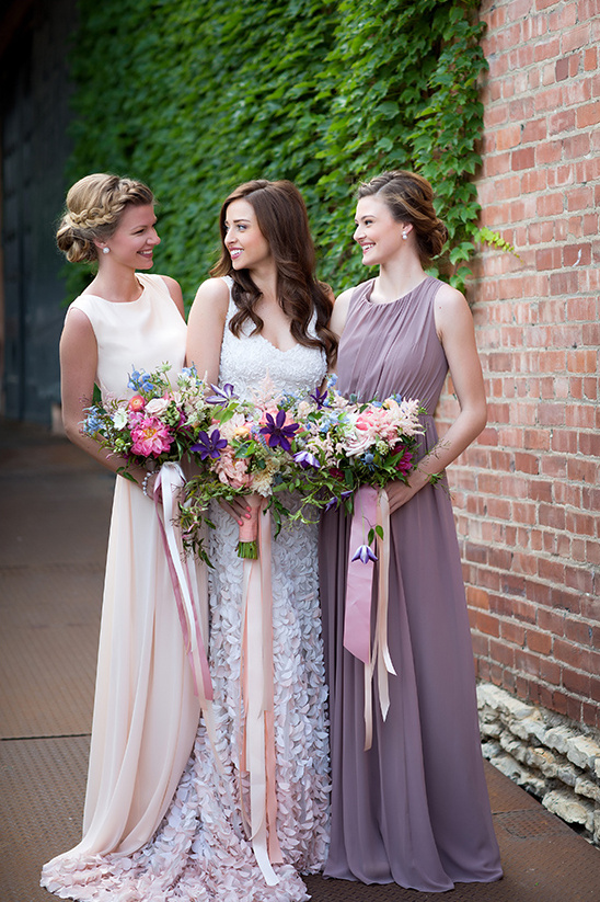Whimsical Outdoor Wedding Inspiration in Kansas Garden Courtyard