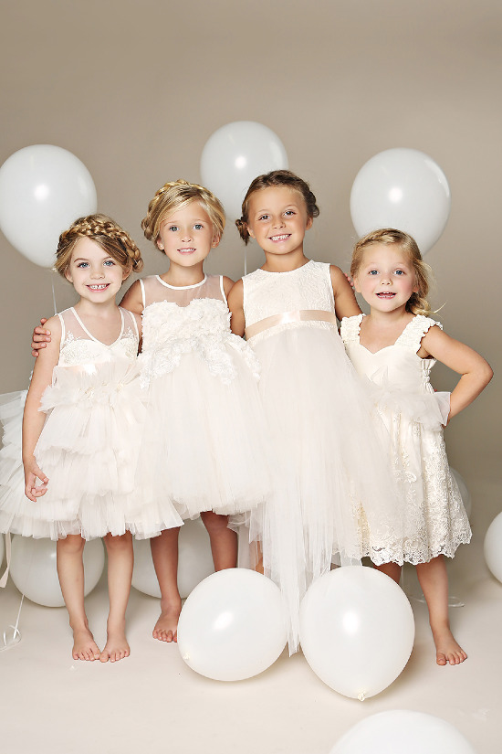 Elegant Flower Girl Dresses by Fattiepie for Special Weddings