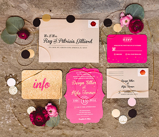 Shimmering Pink & Gold Wedding: Let Love Sparkle!