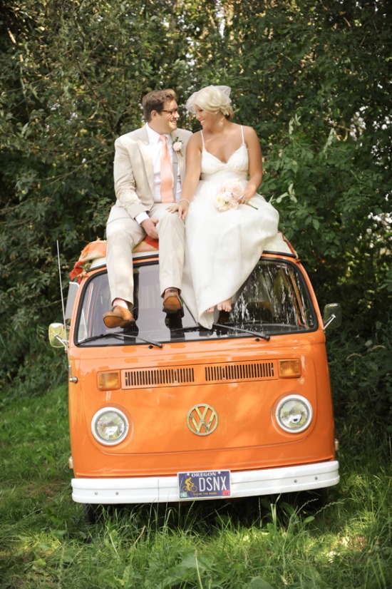 Vintage VW Bus Wedding: Luxe Event Productions in Portland