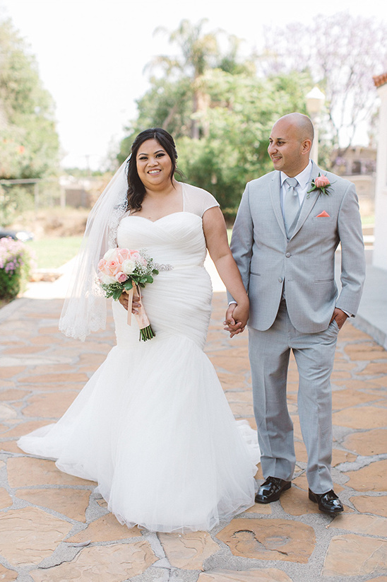 Peach & Pink DIY Wedding: Girly Perfection & Handmade Details