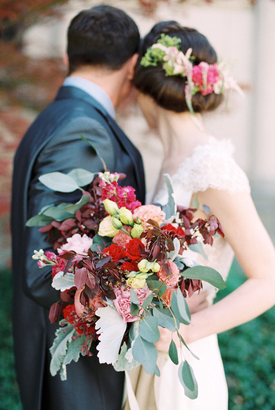 Elegant Rustic Wedding Inspiration with DIY Dip Dye Tassels
