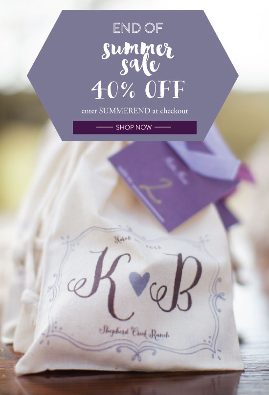 Wedding Chicks Summer Sale: 40% Off Personalized Wedding Favors!