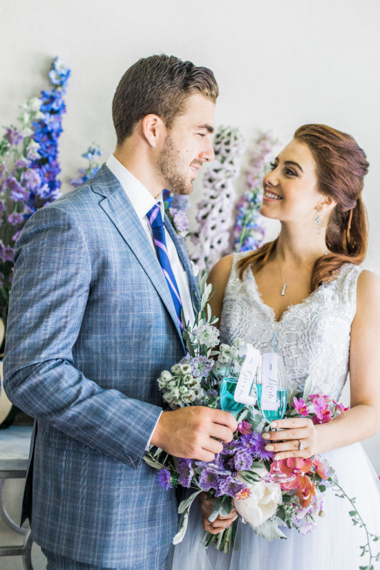 Blanc de Bleu: Unique Blue Sparkling Wine for Weddings