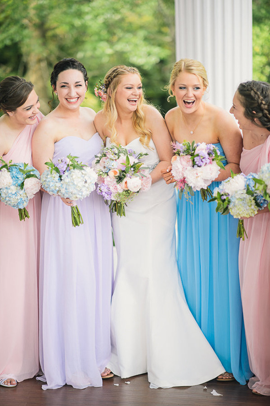 Colorful Young Love: A Romantic Wedding at Rosemont Manor
