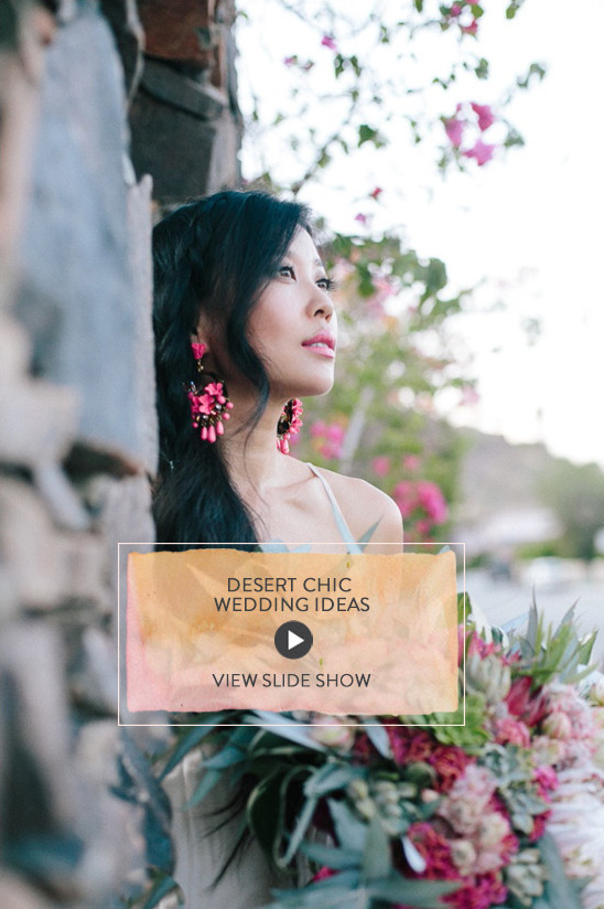 Desert Chic Wedding Inspiration: Johanna Johnson & Knot Just Flowers