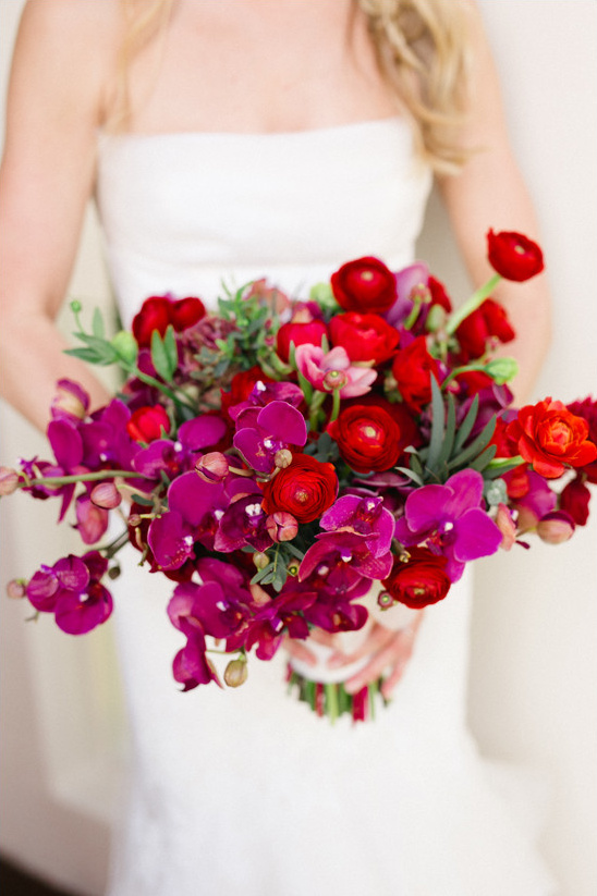 Glamorous Vintage Red Gold Wedding Inspiration