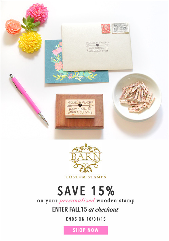 Custom Rubber Stamps & Luxe Stationery | Barn Stationery